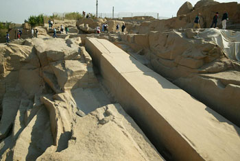 The unfinished obelisk